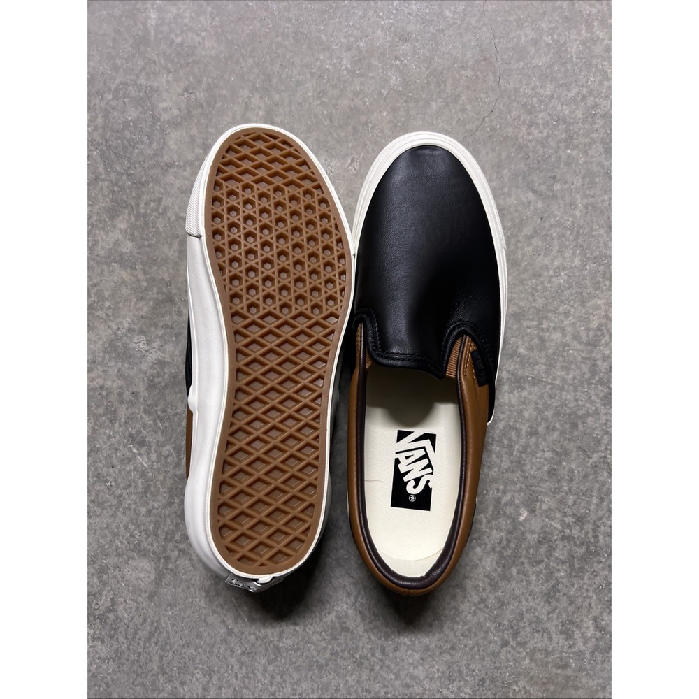 Vans LX Classic Slip On 98 Black/Glazed Ginger VN000D5AETQ Mens 8 Women's 9.5 - Picture 5 of 6